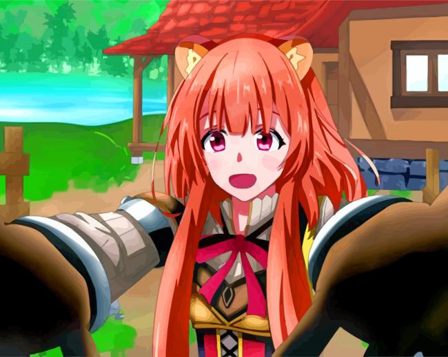 The Rising Of The Shield Hero Character Raphtalia paint by numbers