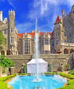 Toronto Casa Loma paint by numbers
