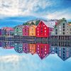 Trondheim Norway paint by numbers