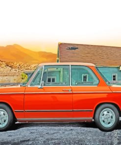 Vintage BMW Car paint by numbers