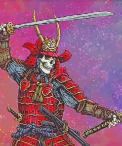 Warrior Samurai paint by numbers