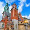 Wawel Cathedral Krakow paint by numbers