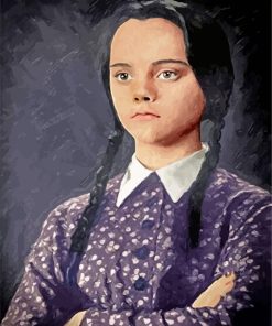 Wednesday The Addams Family paint by numbers