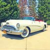 White Buick Skylark Convertible paint by numbers