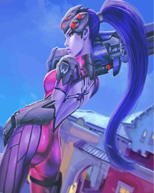 Widowmaker Overwatch aint by number paint by numbers
