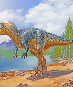 Wild Dinosaur Animal paint by numbers