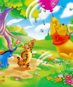 Winnie The Pooh Animation paint by numbers