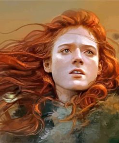 Ygritte From Game Of Thrones paint-by-number