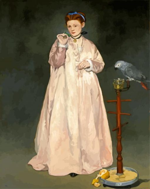 Young Lady In 1866 by Manet paint by numbers