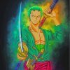 Zoro From One Piece paint by numbers