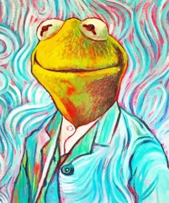 Aesthetic Kermit paint by numbers