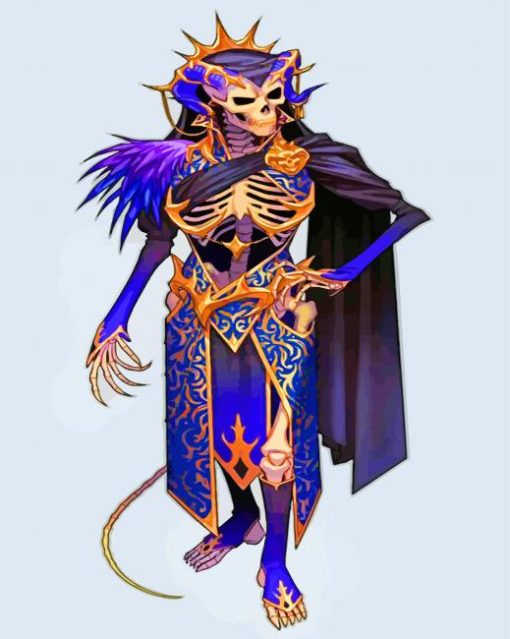 Aesthetic Lich paint by numbers