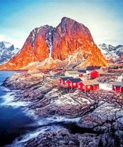 Aesthetic Lofoten paint by numbers