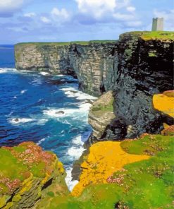 Aesthetic Orkney Scotland paint by numbers
