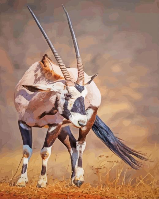 Aesthetic Oryx Animal paint by numbers