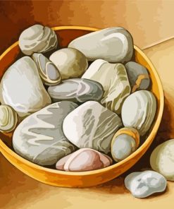 Aesthetic Pebbles Rock paint by numbers