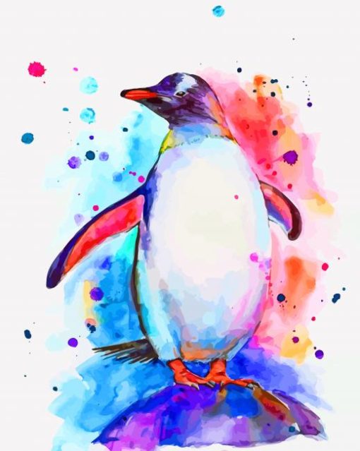 Aesthetic Penguin paint by numbers