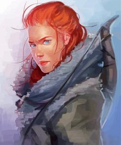 Aesthetic Ygritte From Game Of Thrones paint-by-numbers