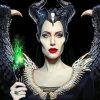 Aesthetic Angelina Jolie Maleficent paint by numbers