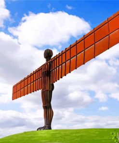 Angel of the North In Gateshead paint by numbers