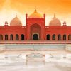 Badshahi Mosque Pakistan paint by numbers
