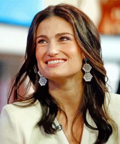 Beautiful Idina Menzel paint by numbers