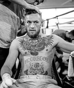 Black And White McGregor paint by numbers