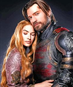 Cercei And Jaime Lannister paint by numbers