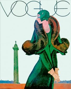 Vogue Poster Classy Woman paint by numbers