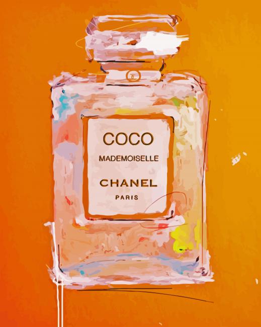 Coco Chanel Perfume - Paint By Number - Paint by Numbers for Sale