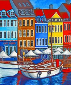 Colours Of Nyhavn paint by numbers
