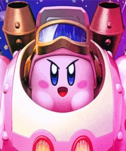 Cute Kirby paint by number