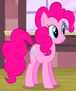 Little Pony Pinkie paint by numbers