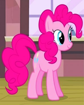 Little Pony Pinkie paint by numbers