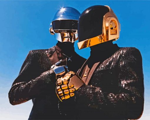 daft-punk-Electronic-Duo-paint-by-number