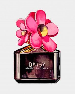Daisy Paris Parfume paint by numbers