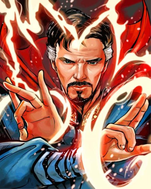 Doctor Strange paint by numbers