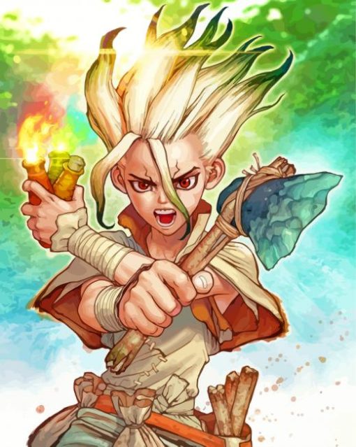 dr-stone-ishigami-anime-paint-by-numbers