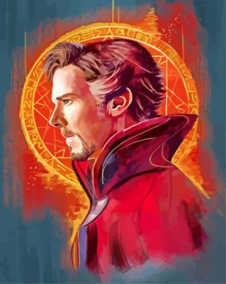 Doctor Strange Marvel Super Hero-paint-by-number