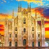 Duomo Di Milano Sunset paint by numbers