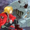 Edward Elric And Alphonse Elric Anime panit by numbers