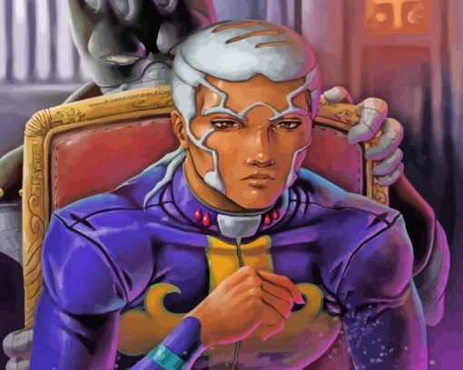 Enrico Pucci Stone Ocean paint by numbers