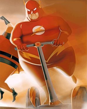 Fat Hero Flash paint by numbers