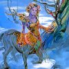 female-Centaur-Druid-paint-by-number