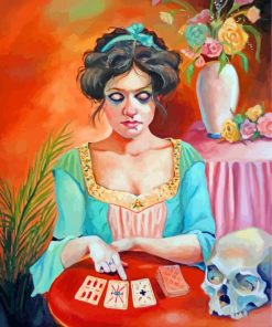 female-fortune-teller-paint-by-numbers