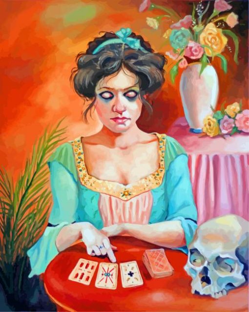 female-fortune-teller-paint-by-numbers