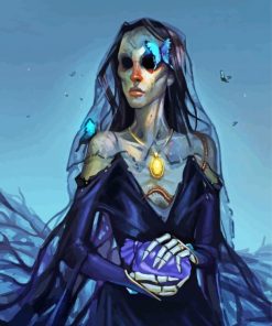 Female Lich paint by numbers
