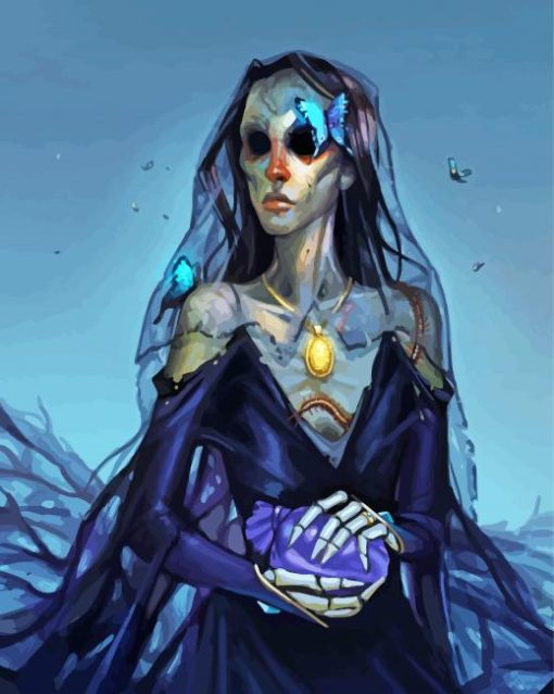 Female Lich paint by numbers