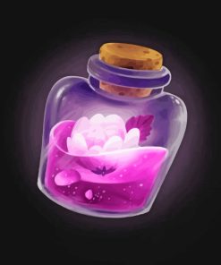 Flower Potion paint by numbers