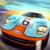 Ford Gt40 Blue And Orange Racing Car-paint-by-number